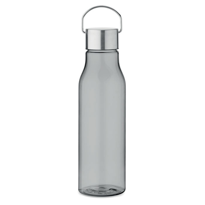 Bouteille en RPET 600 ml à personnaliser VERNAL gris transparent